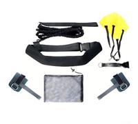 Kit da nuoto per allenamento della forza, include corda elastica e cinghie per caviglie