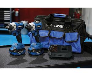 Kit Da Officina 20V Strumenti Cordless Laser 69013