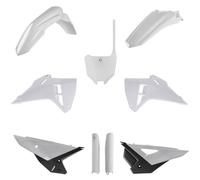 POLISPORT 91599 - Kit di plastica completo compatibile con Honda CRF 250R/450R 25' - Design OEM con vestibilità perfetta, materiale resistente, facile installazione e durata, colore bianco