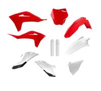 POLISPORT Kit in plastica - rosso/bianco, bianco