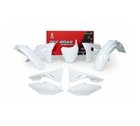KIT PLASTICHE REVOLUTION 7 PEZZI (CON PARASTELI E COVER AIR BOX) HONDA COLORE BIANCO