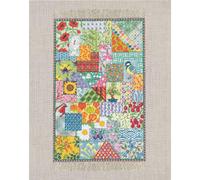 Kit da ricamo Le Bonheur des Dames Petit Point "Tappeto patchwork", contato, 12,