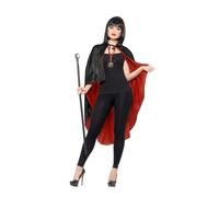 Kit Da Vampiro Con Mantello Reversibile Costume Da Vampiressa Di Halloween