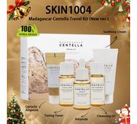 Kit da viaggio Madagascar Centella, texture leggera della lozione, crema lenitiva, olio detergente, schiuma di ampolle, set di cura di base della pelle, dimensione compatta, set regalo, K-Beauty, truc