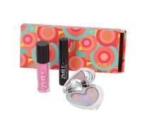 Kit da viaggio per trucco pop art vegano ZMILE Cosmetics Beauty Lipgloss ombretto 3 pezzi