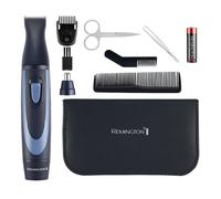 Kit da viaggio Remington NE3890 Recortatore Blu Acciaio inossidabile Batteria AA Kit da viaggio Remington NE3890 Recortatore Blu Acciaio inossidabile Batteria AA