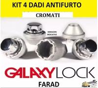 Kit Dadi Antifurto Galaxy Lock Farad per Cerchi Lega Es.17 M12x1,5 F:23 L:26 R12