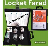 Kit Dadi Antifurto Locket Farad con una Chiave Esagono 19 M12X1,5 L27