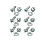 Kit dadi e viti per corona RFX Race M8 x 30 mm - 6 pezzi