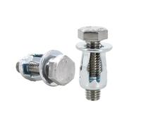 Kit dadi for rivetti metallici a forma di petalo M4 M5 M6 M8 | Nut Vite Di Espansione Esagonale Bullone Targa Morsetto Pannello Rivetto Di Blocco(Socket Head (Silver),M4x16(12Pcs))