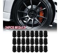 Kit Dadi Ruota Nero Affidabile 24PZ M12x1.5 Per LandCruiser Prado & Ford