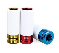 Kit Dado Manicotto Colorato Resistente 17 19 21mm Protezione Ruota e