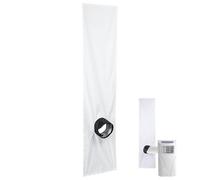 Kit D'aération De Fenêtre AC - Tissu D'étanchéité Universel Pour Climatiseur, Installation Facile | Déflecteur De Climatisation Pour Grille De Fenêtre, Accessoires Pratiques