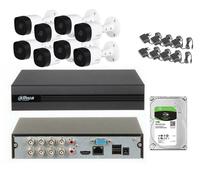 KIT DAHUA 8 TELECAMERE 5 MP, XVR 8 CANALI 5 MPX HARD DISK 1 TB INCLUSO