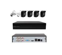 KIT Dahua Xvr 4 Canali con 4 Telecamere Bullet 2 MPX Full HD Videosorvelglianza