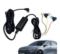 Kit Dash Cam Hardwire - ABS 350 cm 12 V-24 V a 5 V 3 A Type-C | 3-Core Car Accessories Multifunctional Charger | Heat-Resistant Dash Camera Power Supply for Automotive Installation Use