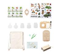 Kit d'Avventura per | Microscopio Educativo per Vegetali - Kit di Discovery Nature,per Adolescenti Scuola Compleanno Campeggio Giardino ed Esterno