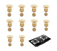 Kit de 10 Ugelli Universali 6MB GPL per Bombole, Ugelli per Cucine a Gas Bombola, Misure Differenti (0.5/0.7/0.7/0.87/1.02mm) *2