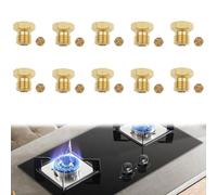Kit de 10 Ugelli Universali 6MB GPL per Bombole, Ugelli per Cucine a Gas Bombola, Misure Differenti (0.5/0.7/0.7/0.9/0.95mm) *2