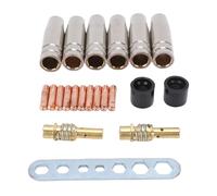 Kit de accesorios de pistola de soldadura de 0.8 mm, puntas de soldadura 030 optimizan la eficiencia de soldadura con un rendimiento robusto y confiable para soldadores y