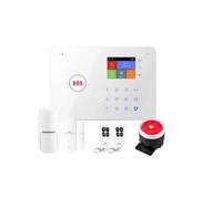 Kit de alarmă de securitate RSH® SK03 Smart Home cu control APP - conexiune GSM + WiFi, baterie, senzor 2 buc, telecomandă