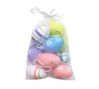 Kit De Decoración De Huevos De Pascua,Kits De Decoración De Huevos - 12 Piezas De Huevos De Pascua Coloridos Para Pintar, Juguete Para Niños,Kit De Pintura De Huevos De Pascua Para Decoraciones De Pas