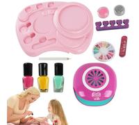 Kit De Decoración De Uñas Para Niñas, Juego De Esmalte De Uñas - Kit De Decoración De Uñas Para Niñas, Kit Di Trucco Spa Para Adolescenti, Juguetes De Makillaje Para Niñas, Suministros