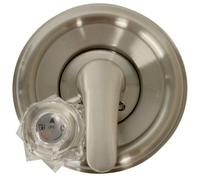 Kit de embellecedor Danco 10004 para grifos de ba era y ducha Delta, de pl stico y n quel cepillado.