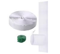 Kit de joint de porte coulissante, kit de ventilation AC - Réglable à double tuyau scellé - Kits d'isolatioffort: ouvrez la porte coulissante de la largeur souhaitée, fixez le tissu d'étn d'étanchéité