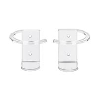 Kit de Montaje de Astas - Soporte de Acrílico Transparente 2 Piezas | Exhib | Grosor de 5mm, Medida 9.5x9x7.8cm, Incluye Tornillos y Tubos, para Cabañas, Garajes, Oficinas y Decoración Rústica