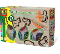 Kit de pâte a modeler géant écologique (7x90 g avec outils)