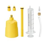 Kit de purge de frein hydraulique - Outil en plastique 20 ml | Ensemble de tuyaux d'entonnoir - 43 g compacts, légers pour un remplissage d'huile et une purge rapides des des freins de vélo et de moto