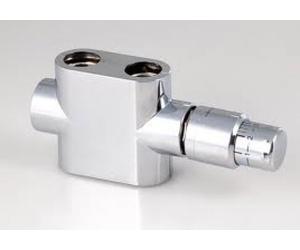 Kit de raccordement Oventrop Design 3, droit chromé, 1184283, 1184283