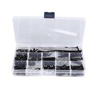 Kit de vis de guitare électrique Réparation Outil Luthier Boucle de sangle Pièces Accessoires (Murzyn)