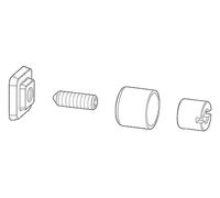 Kit de vis HÜPPE, montage EasyStyle sans perçage, ES0210000, ES0210000