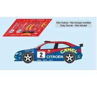 Kit Decalcomanie Citroen Xsara Auto Rally Isla Tenerife 2000 32 24 43 calcas ...
