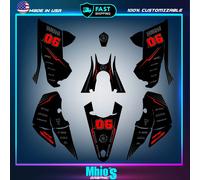 Kit decalcomanie grafiche Yamaha YFZ450R 2014 2015 2016-2024 adesivi...