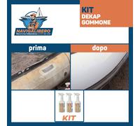 Kit DECAPAGGIO E CERA Gommone - Rinnova e Pulisce Tubolari, Varie superfici