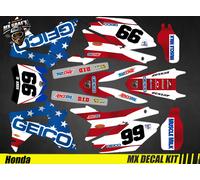 Kit Decocrazione Moto per / MX Decal Kit For Honda Crf - MX Of Nation US