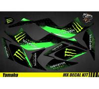 Kit Decocrazione Quad Per / Atv Decal Kit For Yamaha Raptor - Monster