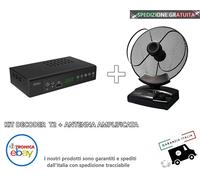 Kit decoder digitale terrestre GBC + antenna amplificata da interno