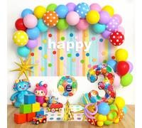 Kit Decoración Cumpleaños 3 Años Globos, Set Globos Número 3 para Fiesta Infantil, Decoraciones Happy Birthday, Fiesta para Niños y Niñas
