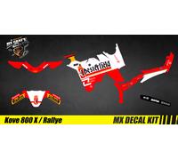 Kit Decorativo Moto Per / Kit Adesivi Mx Per Kove 800 X - Chester