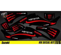 Kit Decorazione Quad Per / Atv Decal Kit Per Suzuki LTZ 400 - RED MONSTER