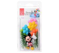 Kit Decorazione Torta Disney Mickey Mouse in plastica Kit 3pz + 1 personaggio