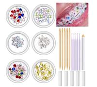 Kit Decorazioni per Denti | Set di Cristalli per Denti,Cristalli Decorativi per Feste, Cosplay, Fotografici, Serate di Gala, Spettacoli di Danza, Uscite Informali e Matrimoni