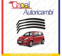 KIT DEFLETTORI ANTIVENTO ANTITURBO FARAD 4PZ ANT + POST PER FIAT PANDA 12> 2012>