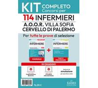Kit del concorso per 114 infermieri A.O.O.R. Villa Sofia Cervello di Palermo per tutte le prove di selezione. Con assistente virtuale, software di simulazione e video corso di organizzazione del SSN