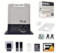 KIT DELTA3 FAAC 741 AUTOMAZIONE CANCELLO SCORREVOLE 900KG 230V SAFE DELTA3KIT