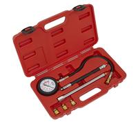 Kit Deluxe Tester Di Compressione Per Motore A Benzina Sealey 6 Pezzi VSE300D